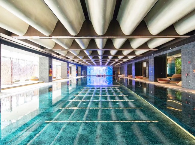 来宾网站建设西安W酒店泳池
